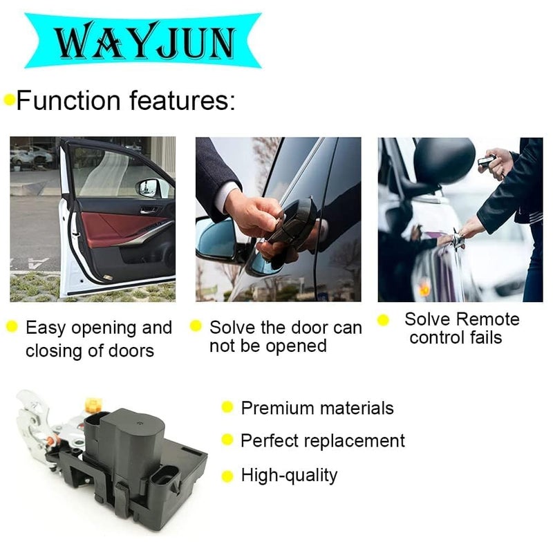 WayJun 15110645 Door Lock Actuator Front Right Passenger Compatible with 1999-2007 Silverado,1999-2007 Sierra - Image 3